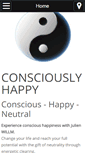 Mobile Screenshot of consciouslyhappy.com